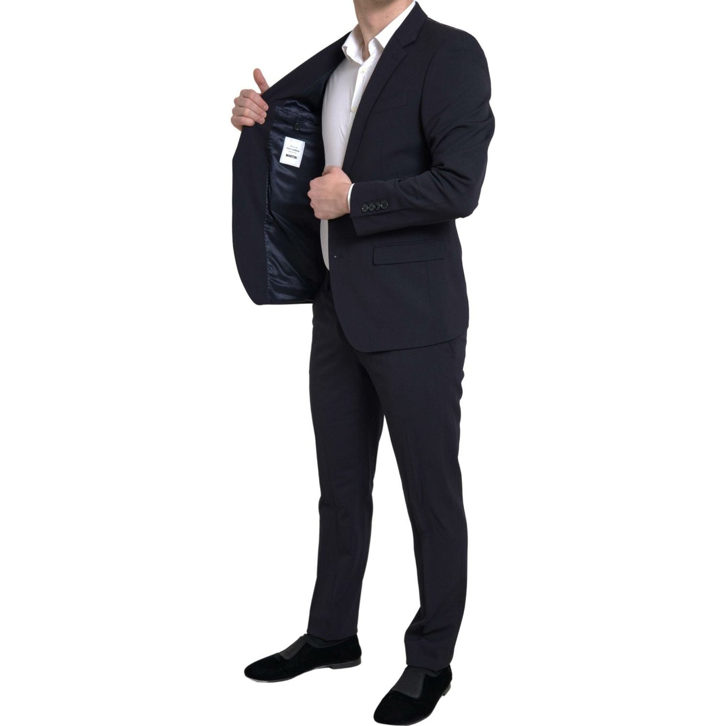 Dolce & Gabbana Sleek Dark Blue Martini Slim Fit Suit Dolce & Gabbana