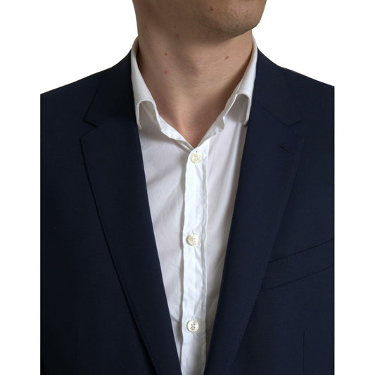 Dolce & Gabbana Elegant Blue Martini Slim Fit Two-Piece Suit Dolce & Gabbana