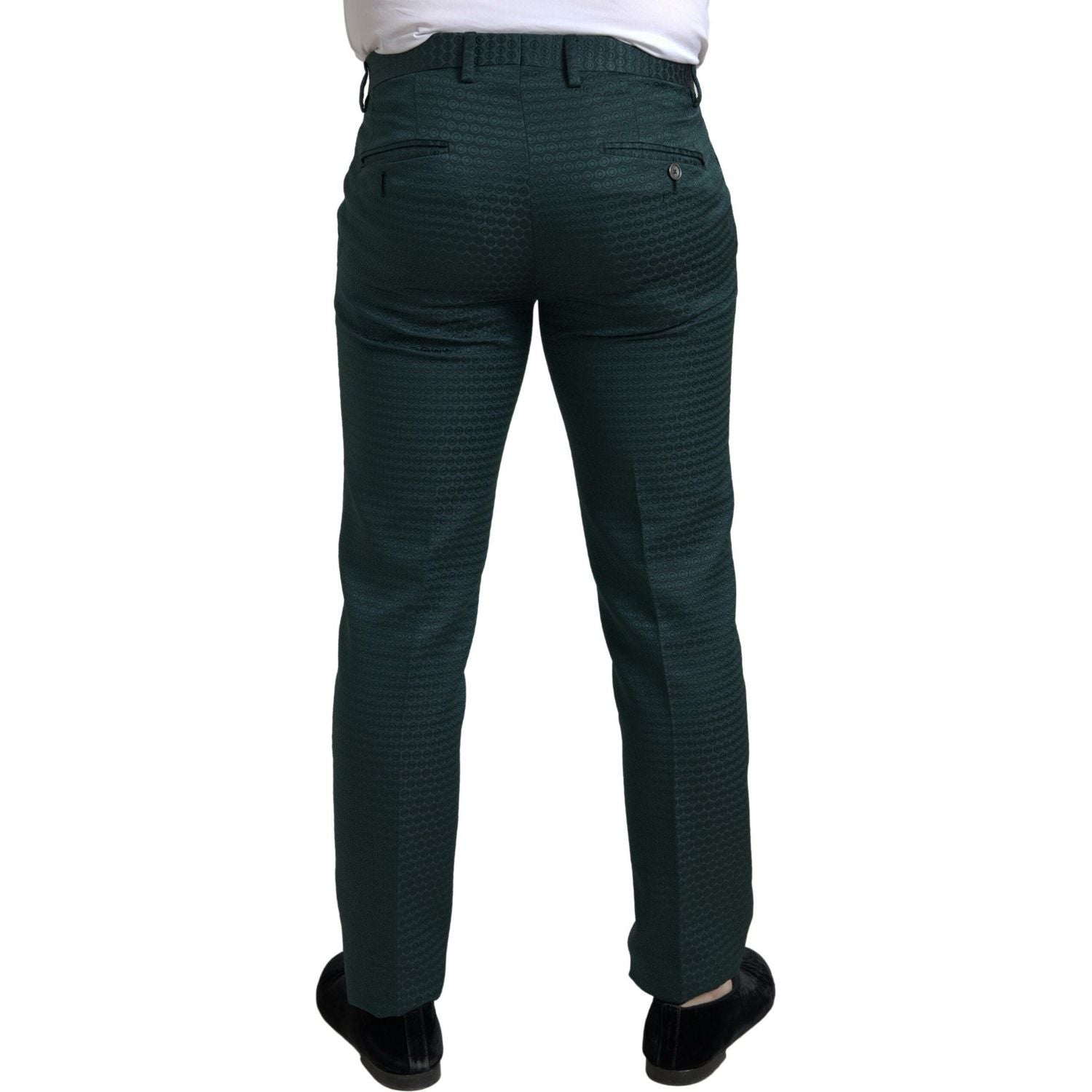 Emerald Elegance 修身三件套西装