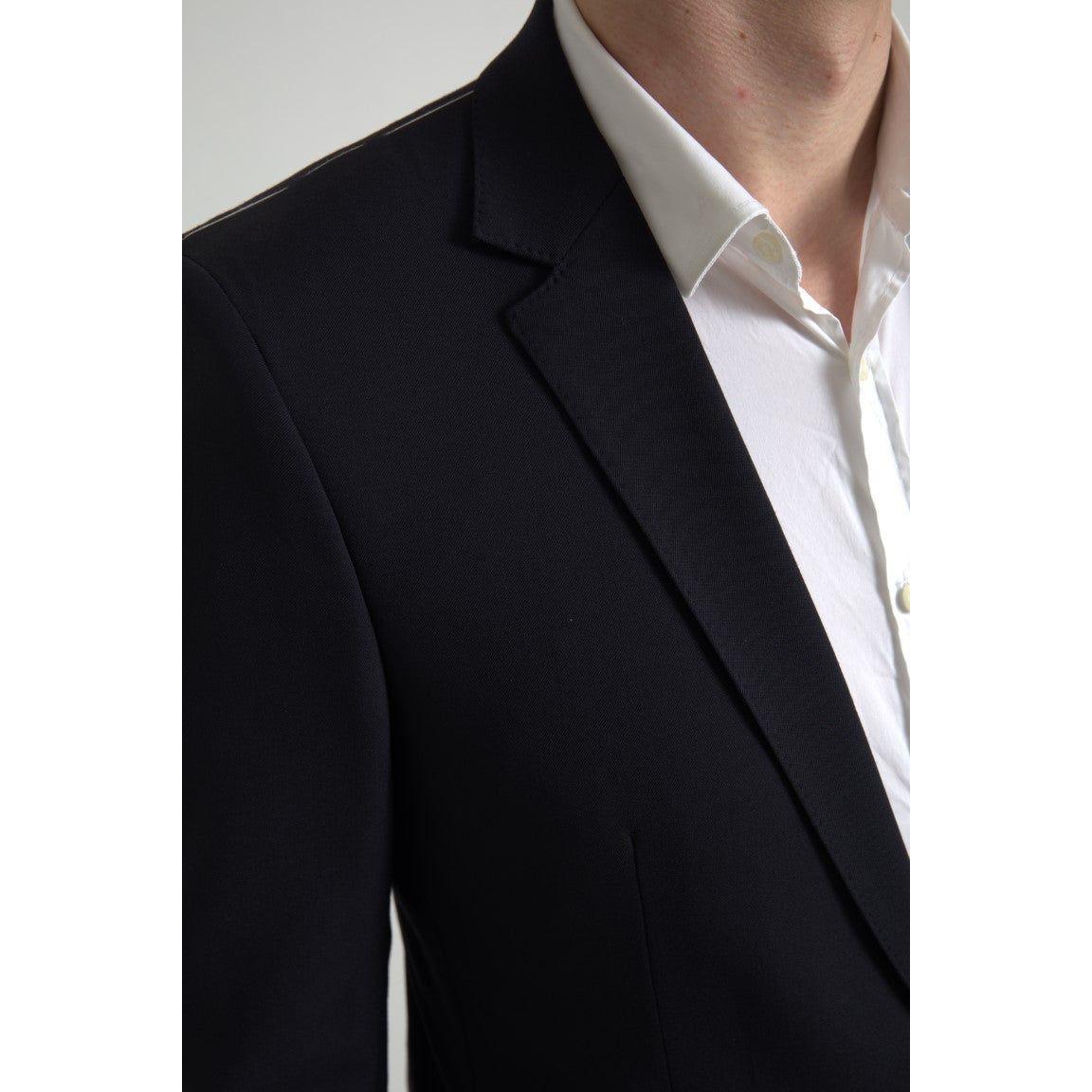 Dolce & Gabbana Sleek Dark Blue Martini Slim Fit Suit Dolce & Gabbana