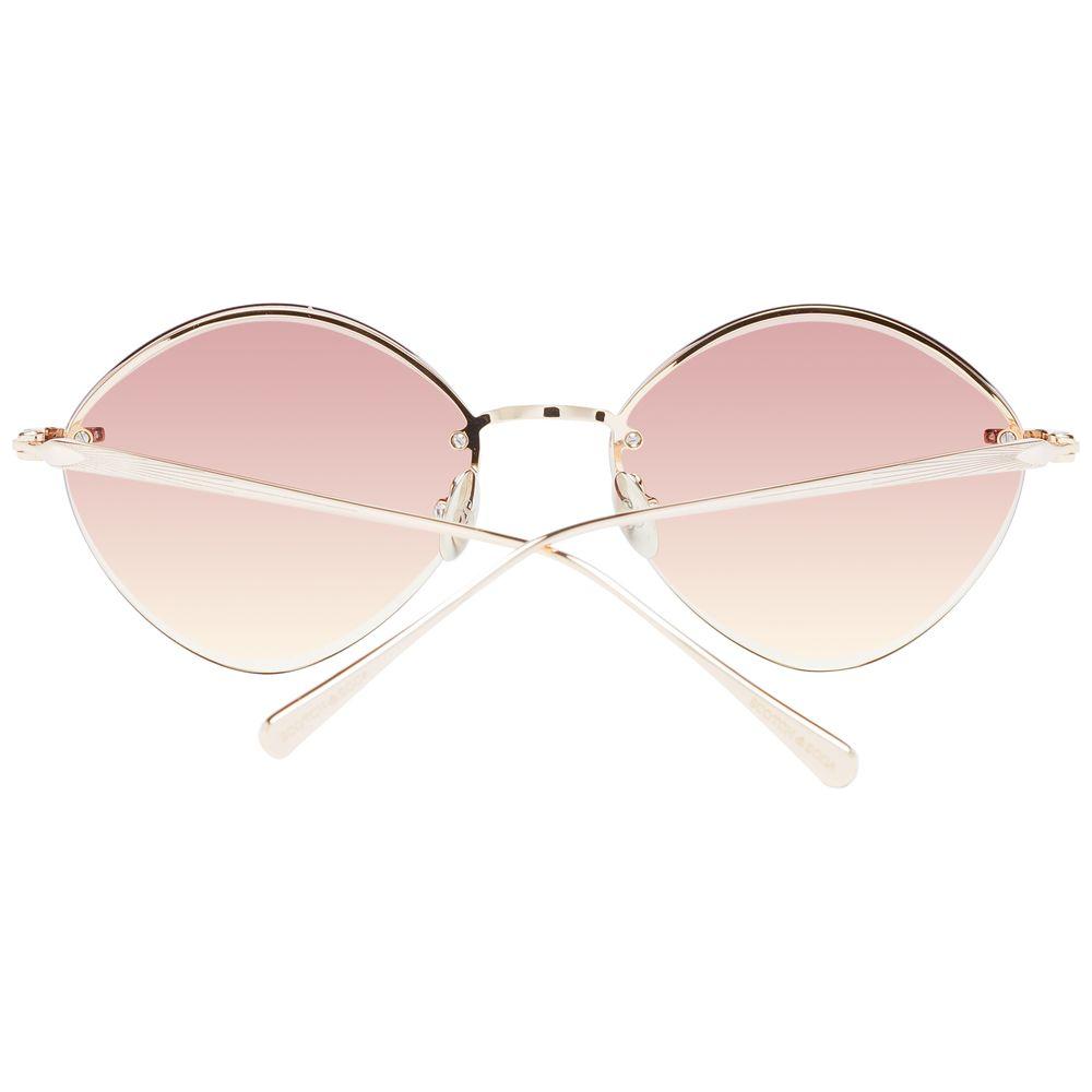 Scotch & Soda Gold Women Sunglasses Scotch & Soda