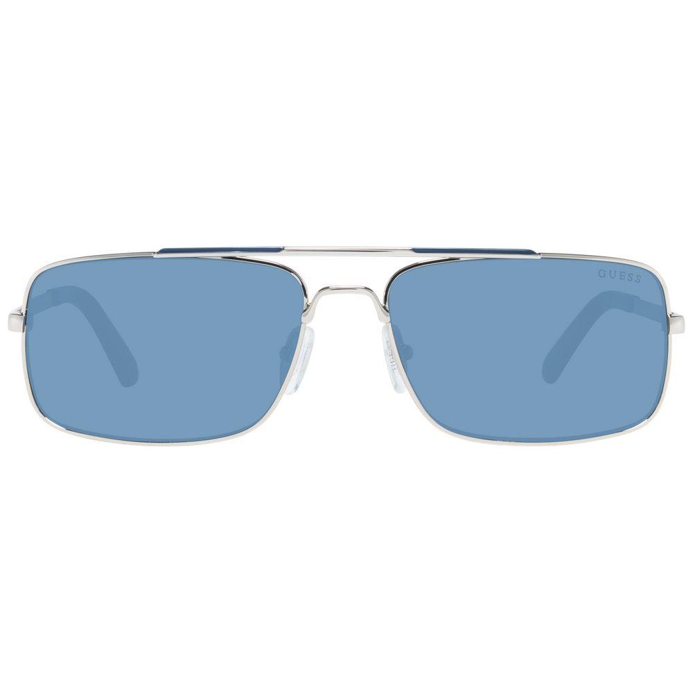 Guess Silver Men Sunglasses Guess