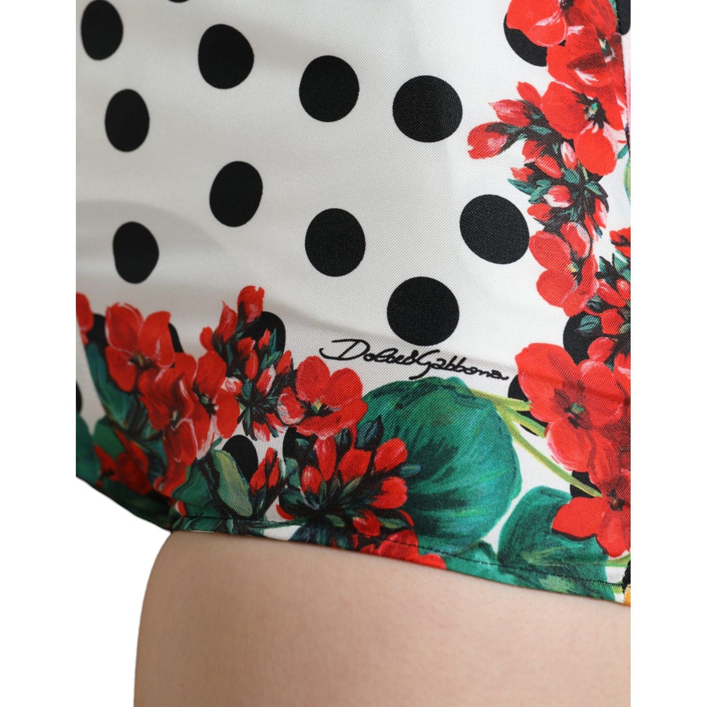 Dolce & Gabbana Multicolor Silk High Waist Hot Pants Dolce & Gabbana