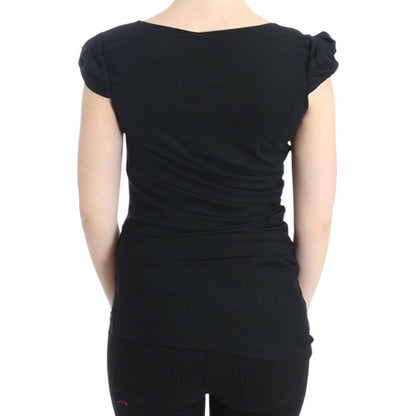 Cavalli Black Cotton Top
