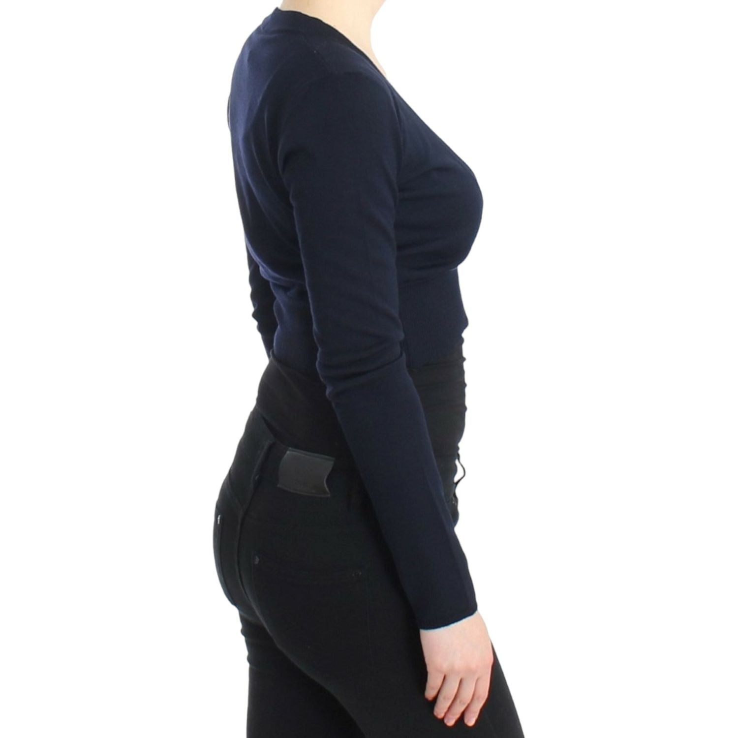 كارديجان أنيق من الصوف البكر من كافالي