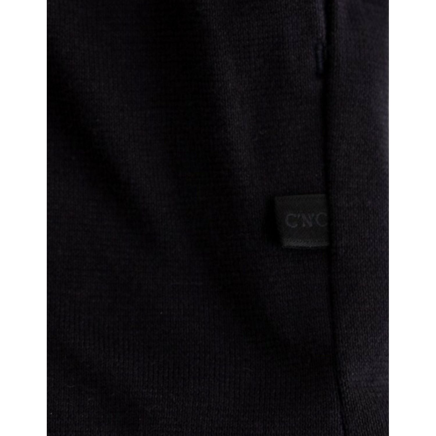 优雅蓝色连帽棉质毛衣