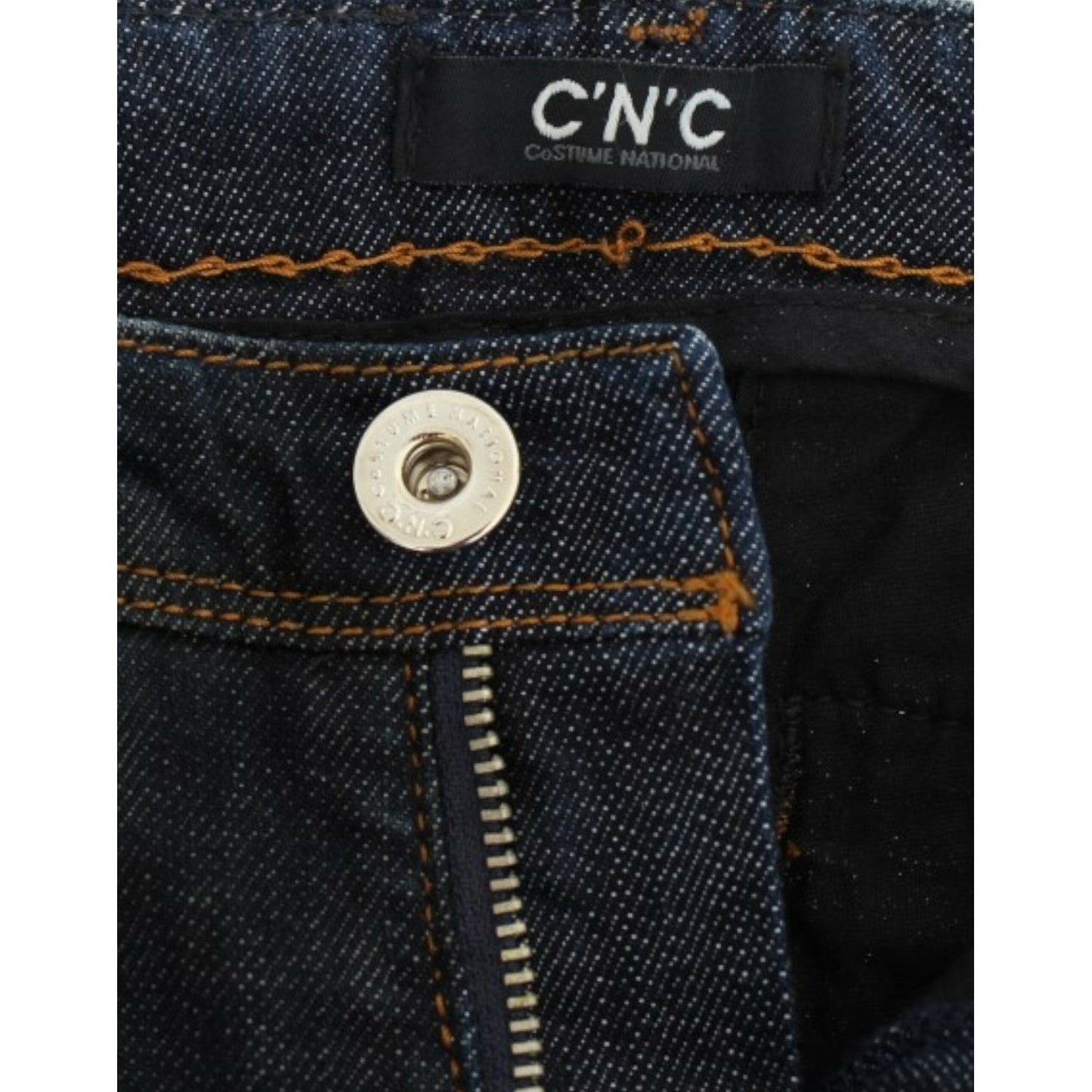 Costume National Chic Blue Slim Fit Denim Delight Costume National