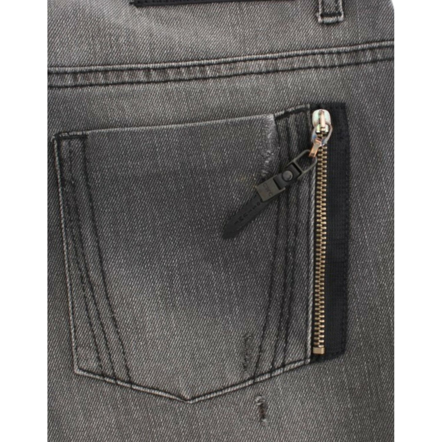 Costume National Gray straight leg jeans