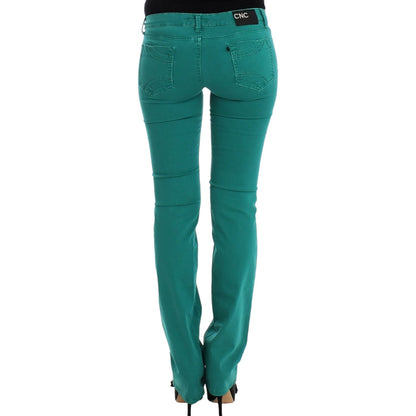 Costume National Green straight leg jeans