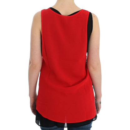 Costume National Black sleeveless top