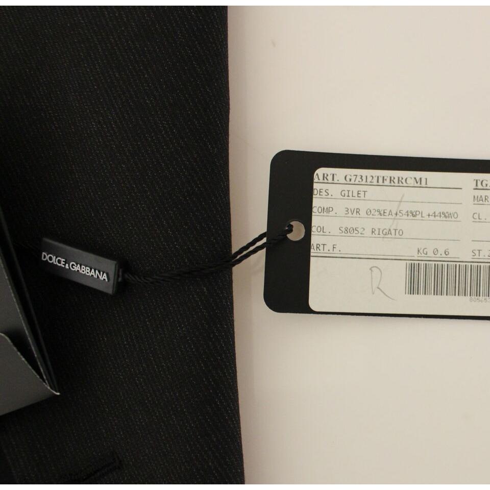 经典灰色羊毛混纺连衣裙背心