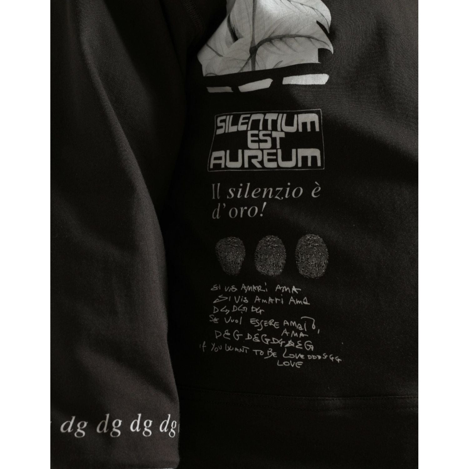 Dolce & Gabbana Dark Gray Cotton Button Down Pullover Sweater