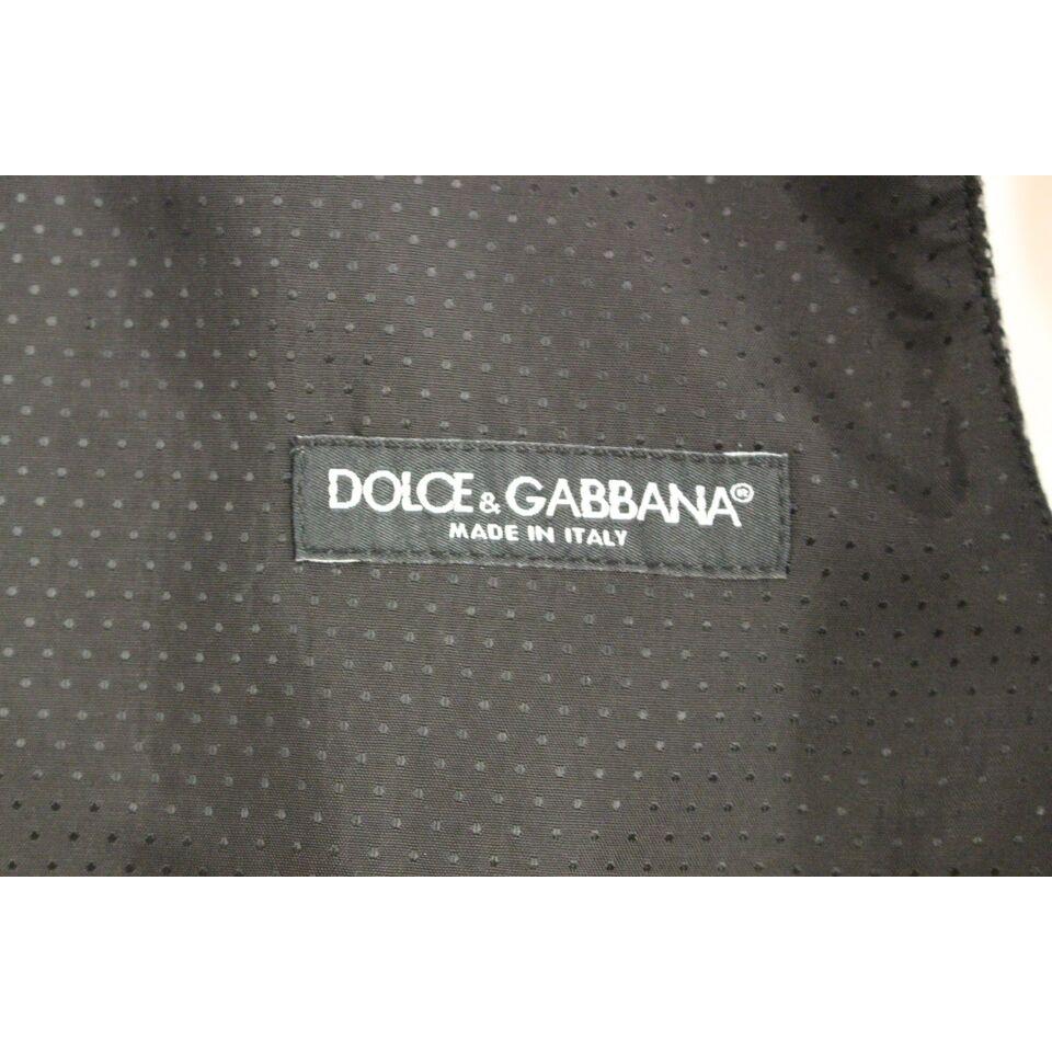 Dolce & Gabbana Elegant Single Breasted Gray Dress Vest Dolce & Gabbana