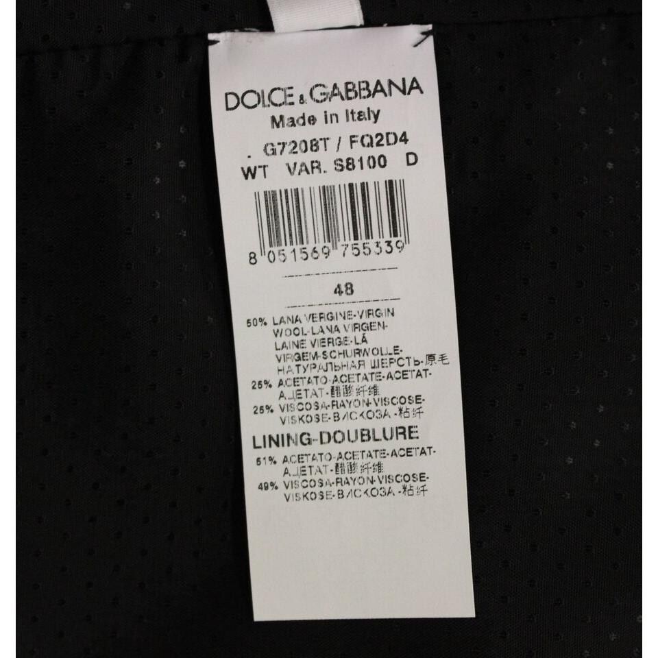 Dolce & Gabbana Elegant Gray Wool Blend Dress Vest Dolce & Gabbana