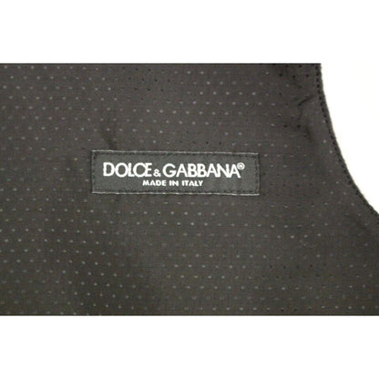 Dolce & Gabbana Gray Wool Blend Vest Gilet Weste