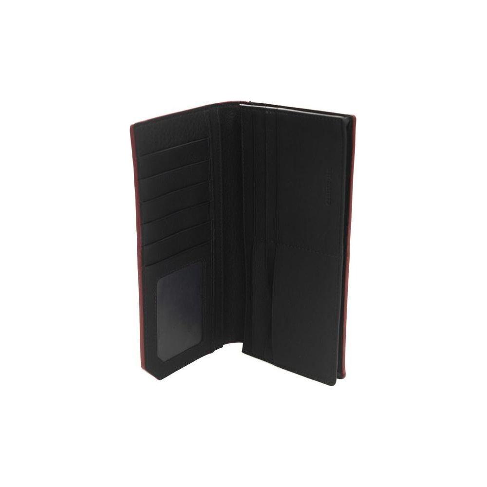 محفظة Cerruti 1881 للرجال من جلد العجل باللون الأزرق