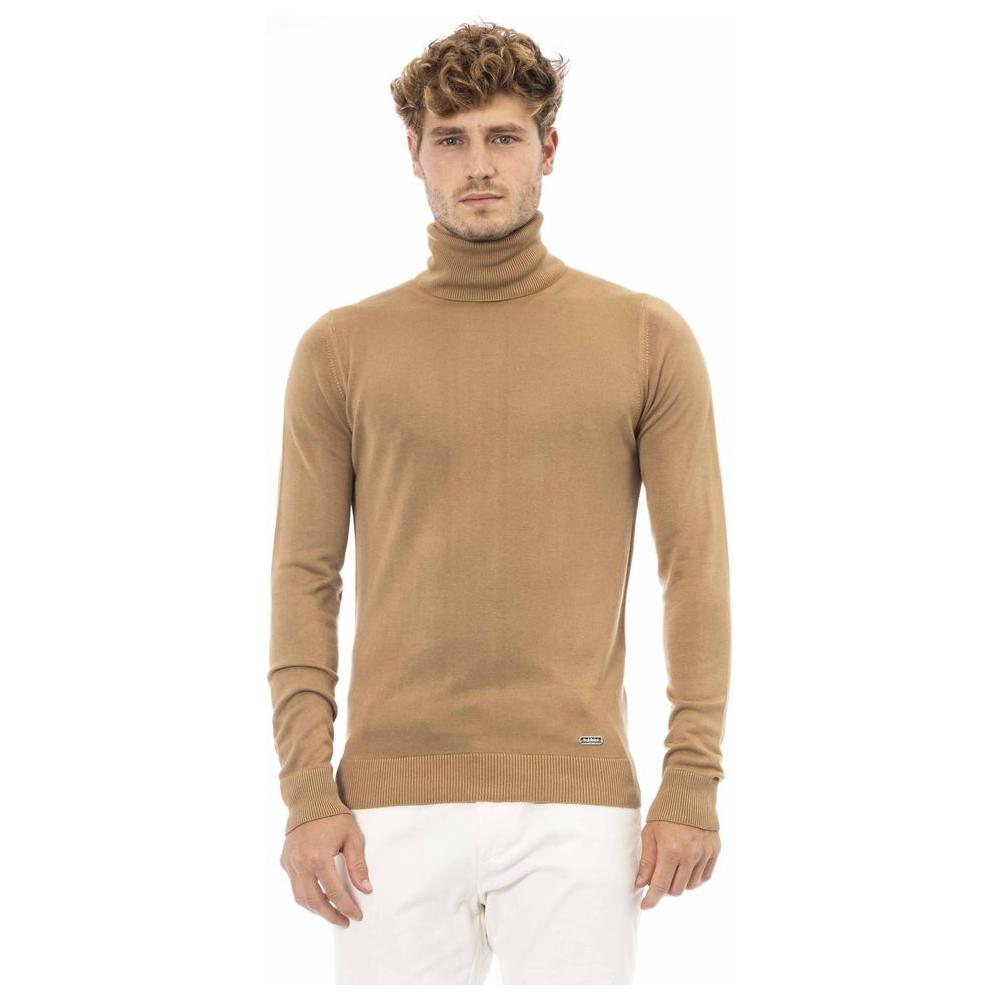 Baldinini Trend Beige Modal Men Sweater