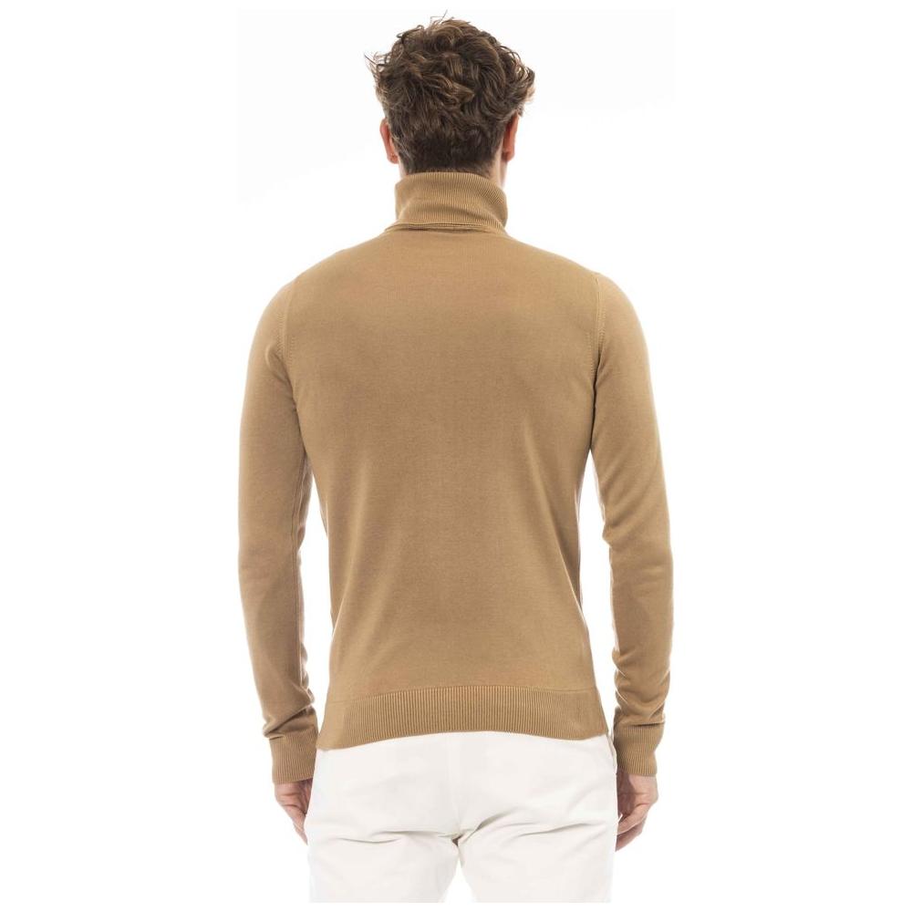 Baldinini Trend Beige Modal Men Sweater Baldinini Trend