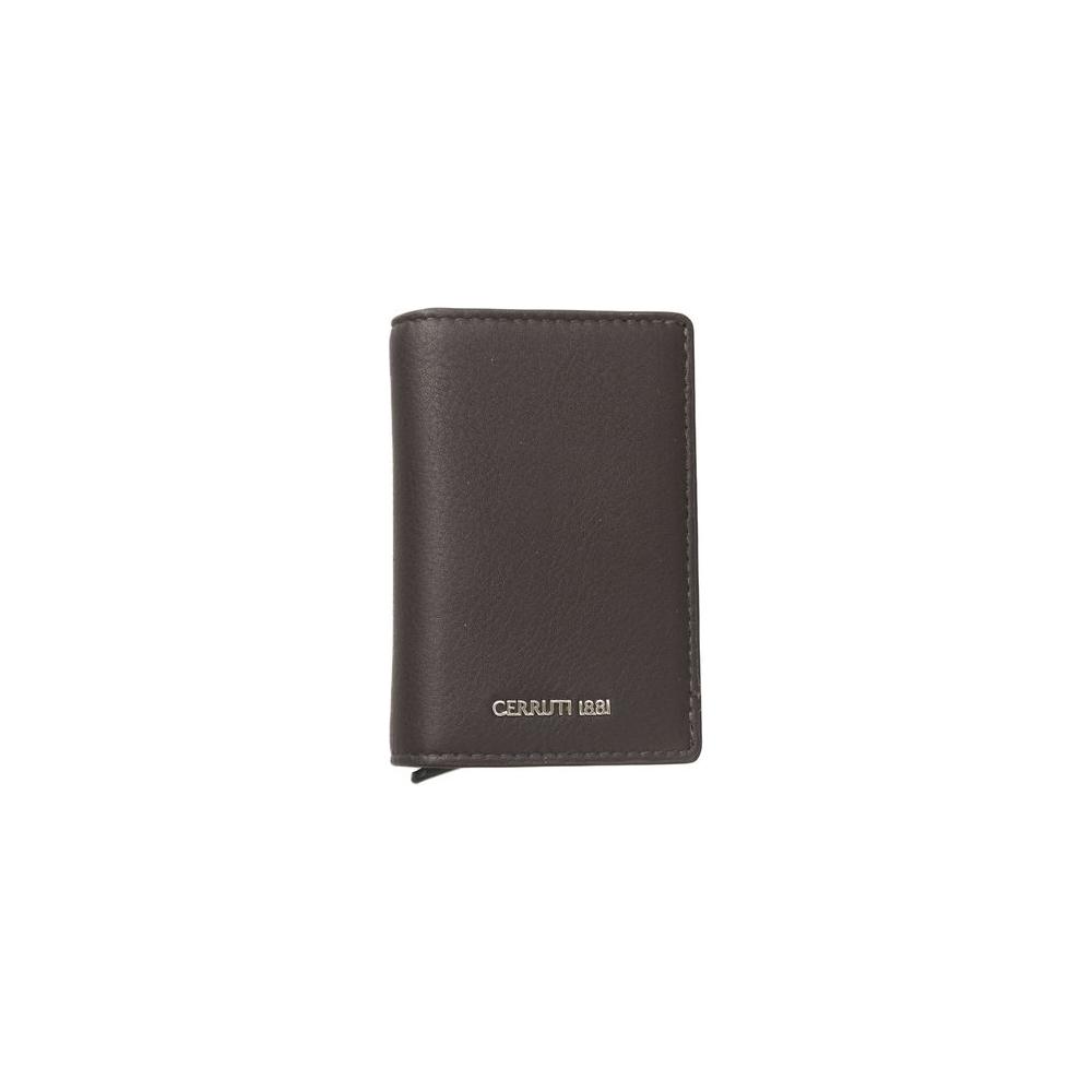 Cerruti 1881 Brown Leather Men Wallet Cerruti 1881