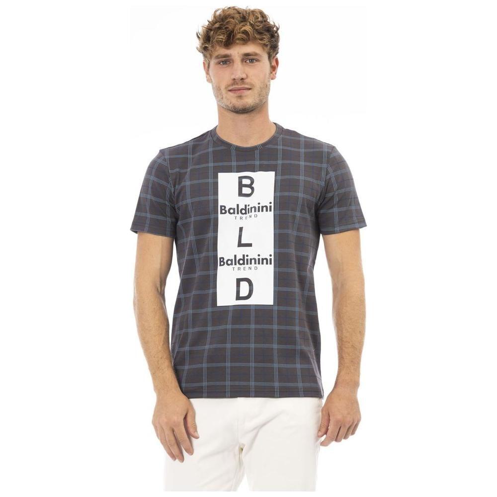 Baldinini Trend Gray Cotton Men T-Shirt