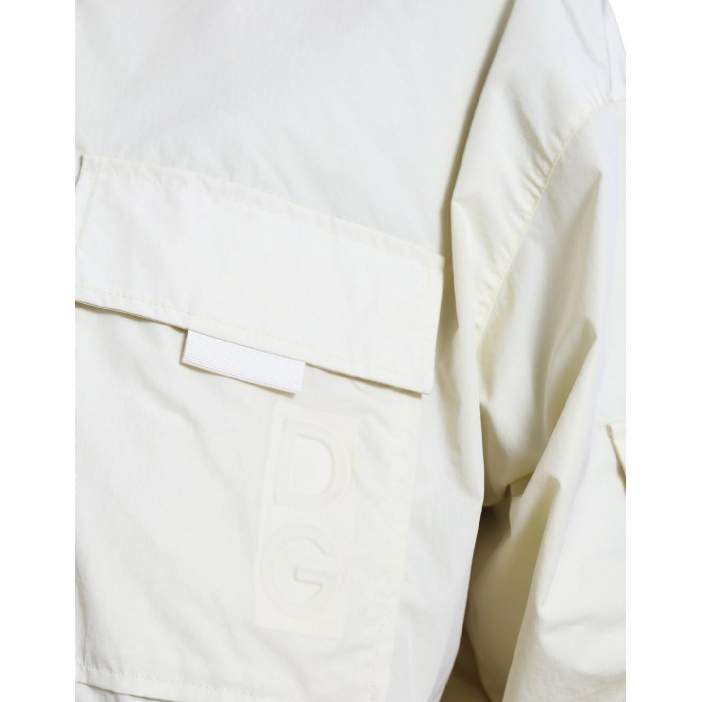 Dolce & Gabbana Elegant Yellow Windbreaker Jacket Dolce & Gabbana