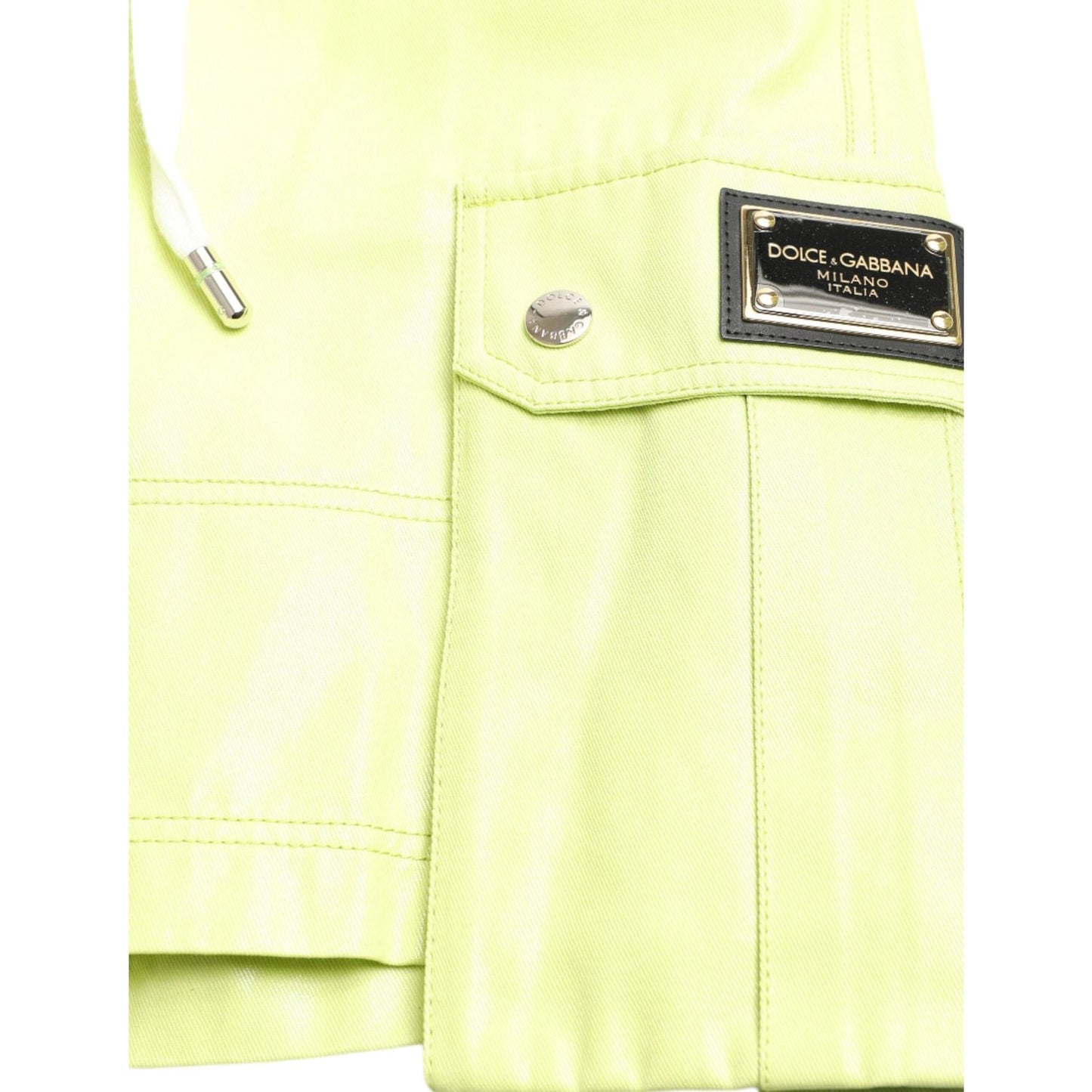 Dolce & Gabbana Chic Light Green Cotton Bermuda Shorts Dolce & Gabbana