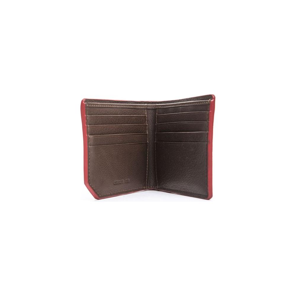 Cerruti 1881 Brown Calf Leather Men Wallet Cerruti 1881