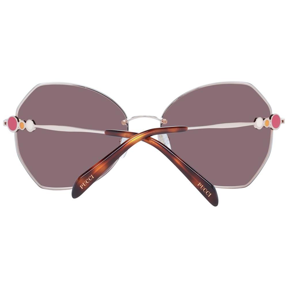 Emilio Pucci Rose Gold Women Sunglasses Emilio Pucci