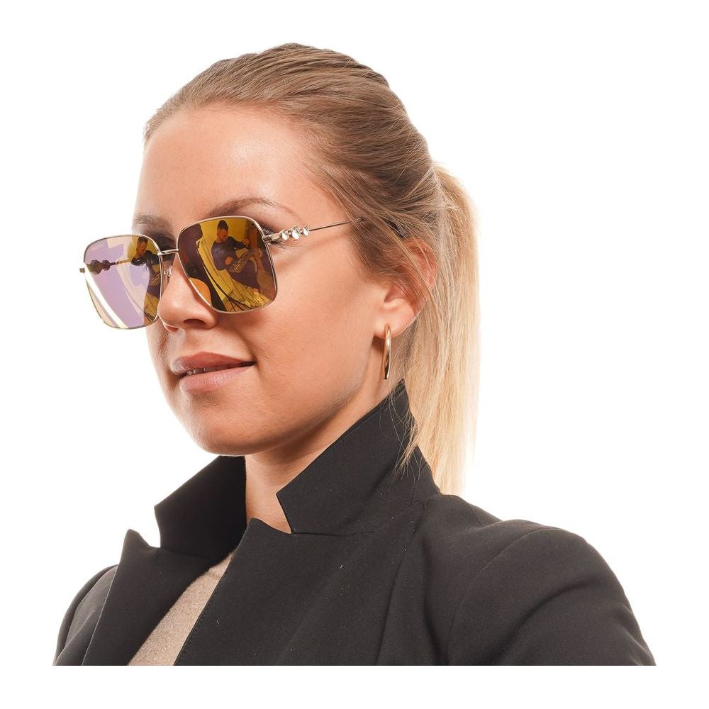 Swarovski Gold Women Sunglasses