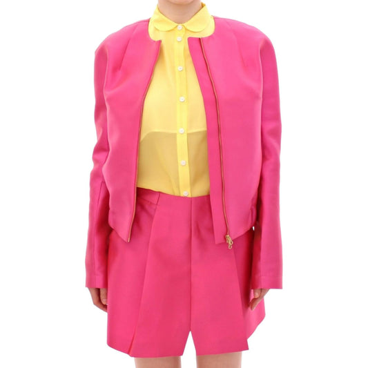 CO|TE Elegant Pink Silk Blend Jacket Coats & Jackets CO|TE