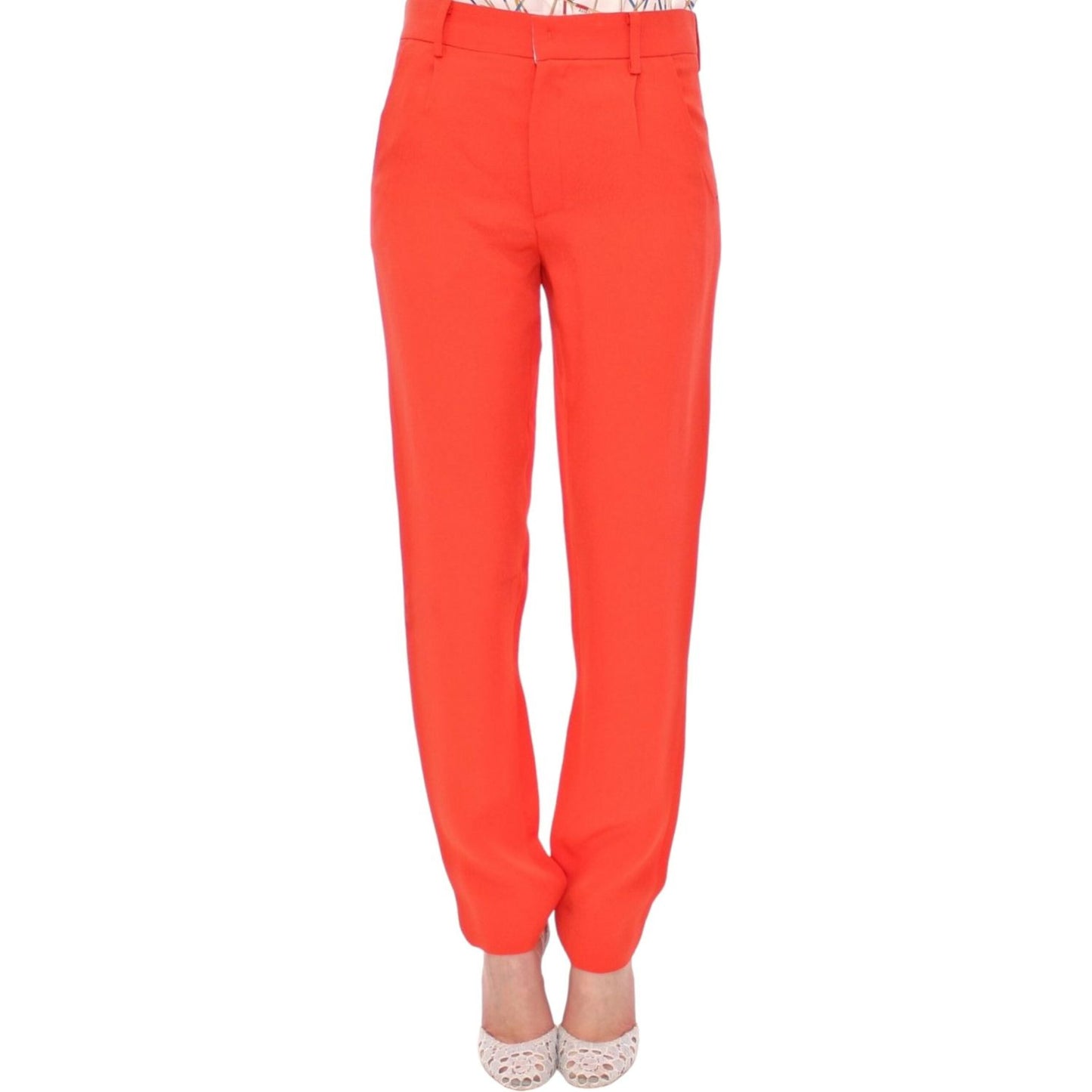 CO|TE Chic Orange Boyfriend Pants - Italian Crafted CO|TE