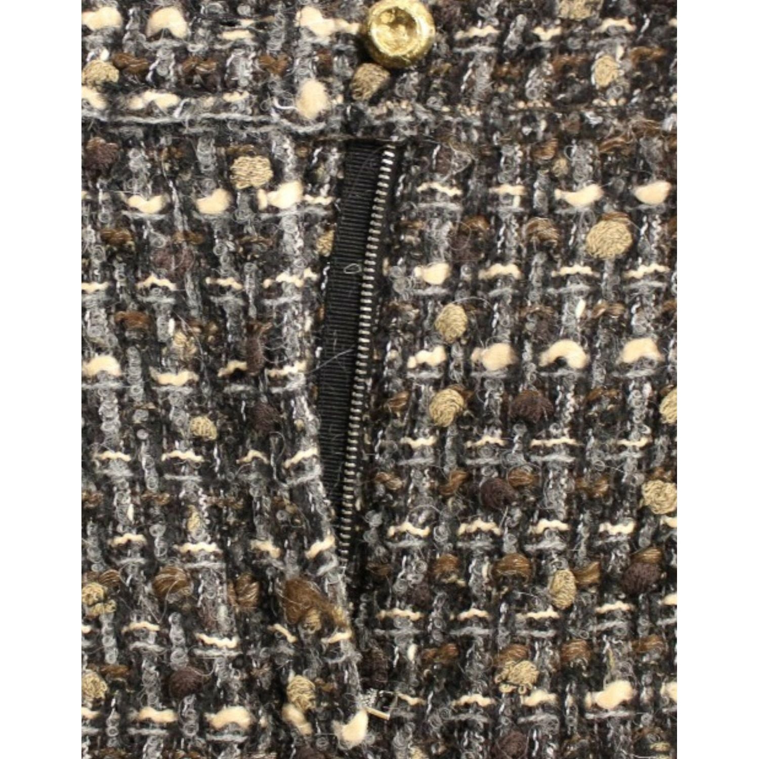 Dolce & Gabbana Multicolor Wool Shorts Pants