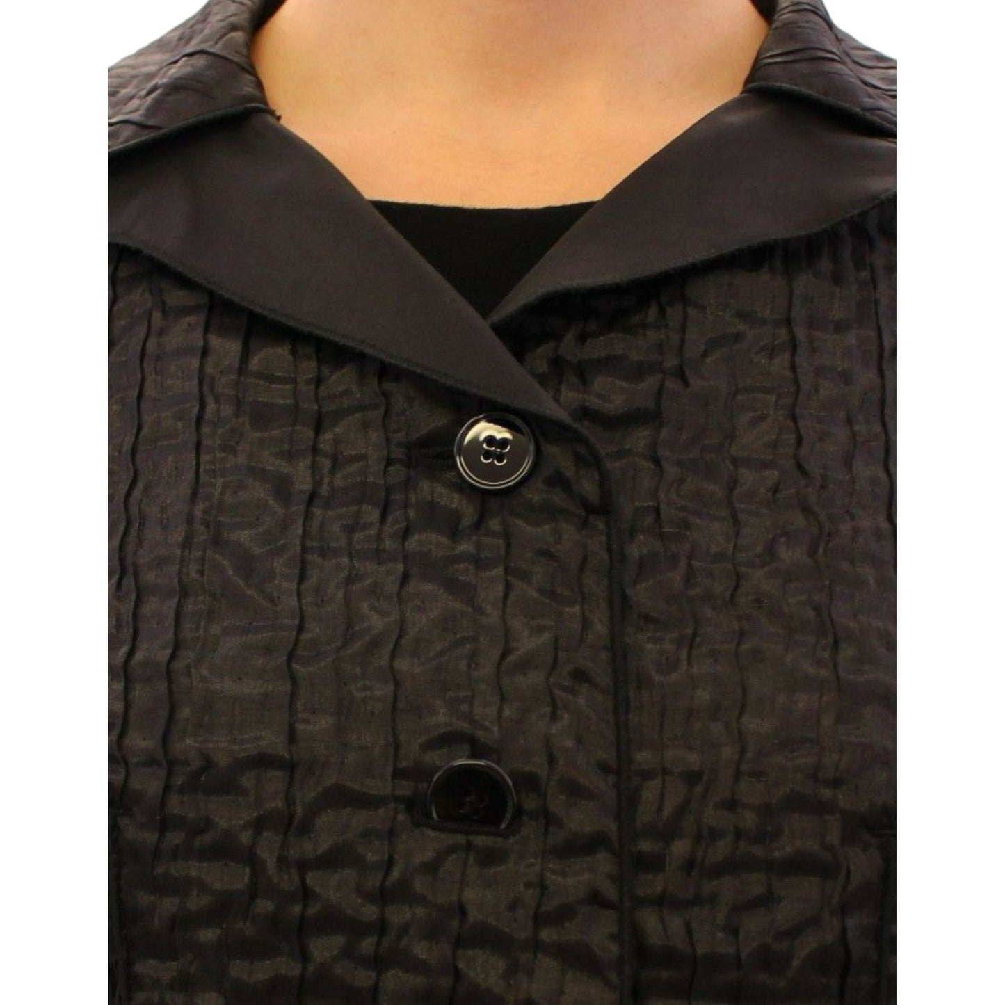 Dolce & Gabbana Black Short Bolero Shrug Jacket Coat