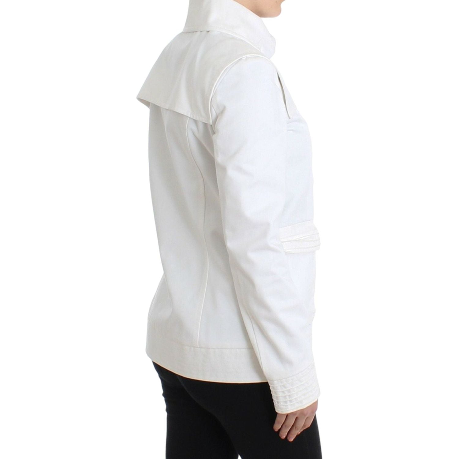 别致双排扣棉质夹克