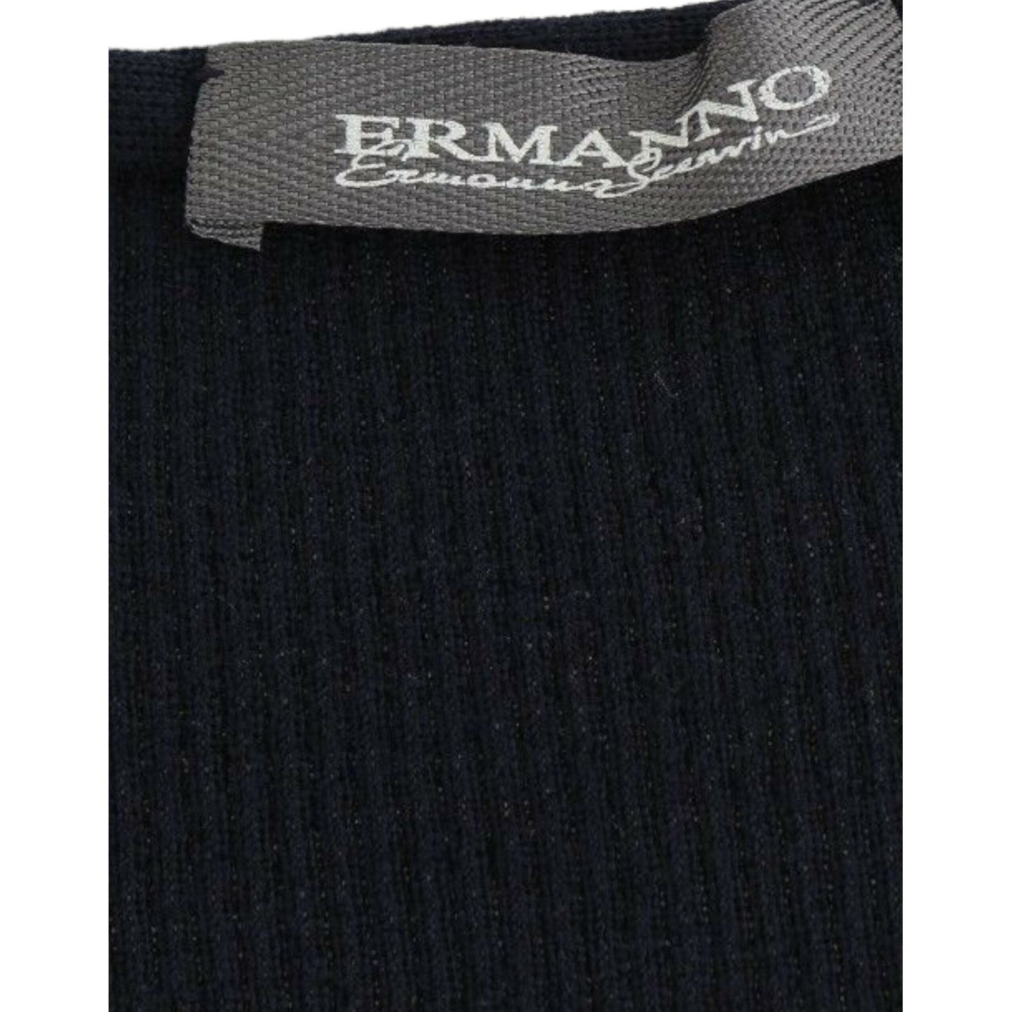 Ermanno Scervino Chic Blue Wool Blend Sweater Ermanno Scervino