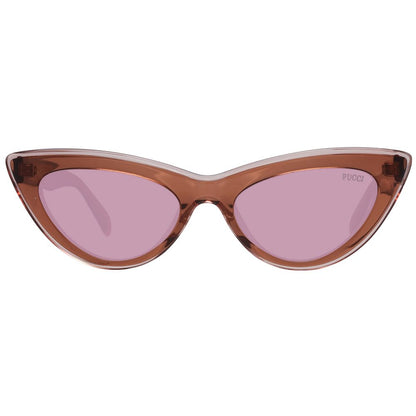 Emilio Pucci Brown Plastic Sunglasses