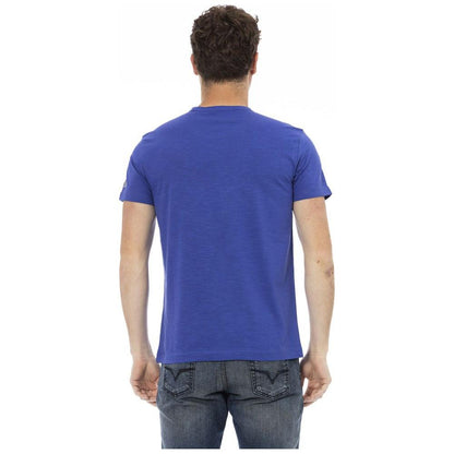 Trussardi Action Blue Cotton Men's T-Shirt