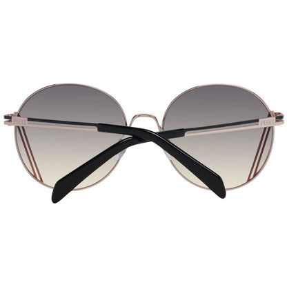 Emilio Pucci Rose Gold Metal Sunglasses