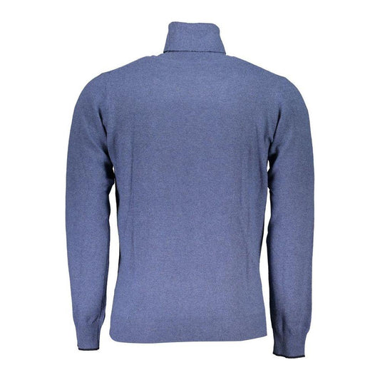 North Sails Blue Polyamide Men Sweater North Sails