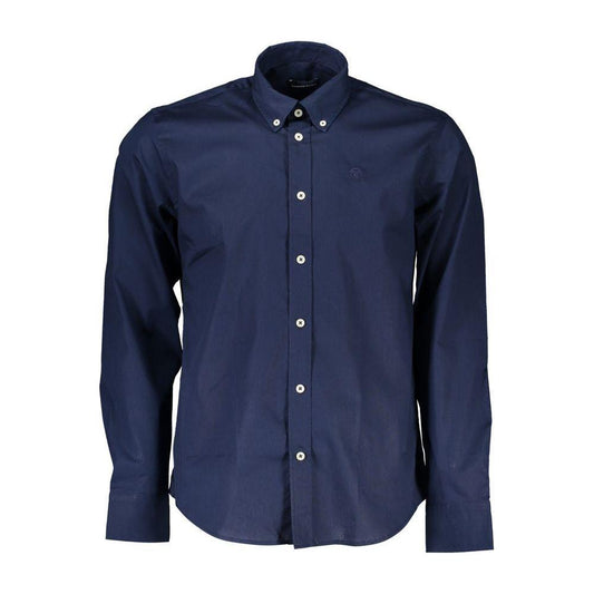 North Sails Blue Cotton Mens Shirt North Sails