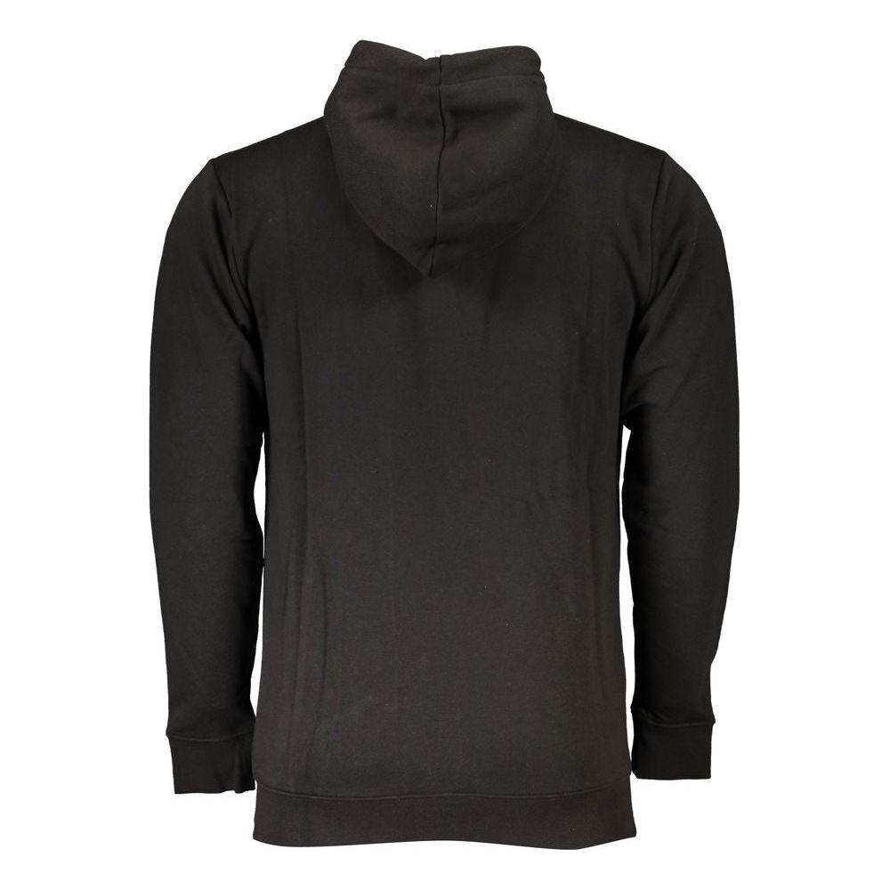 Cavalli Class Black Cotton Men Sweater Cavalli Class