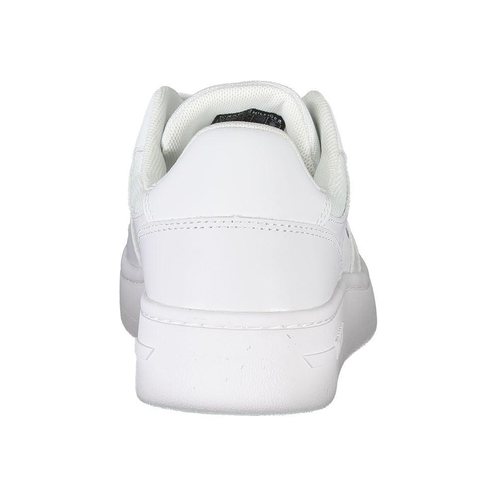 Tommy Hilfiger White Leather Women Sneaker Tommy Hilfiger