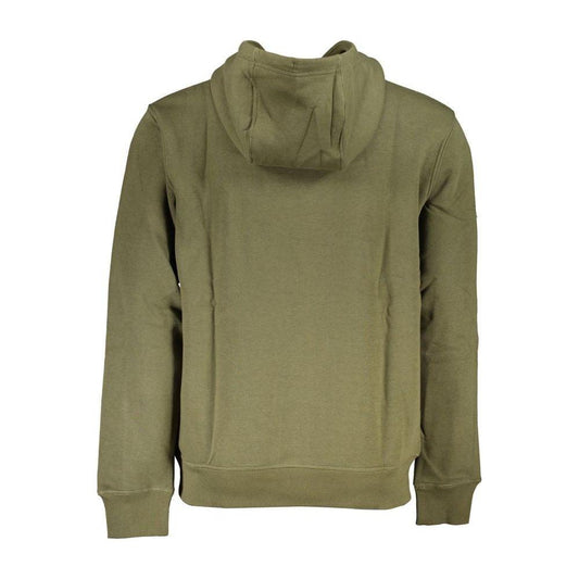 Tommy Hilfiger Green Cotton Men Sweater Tommy Hilfiger