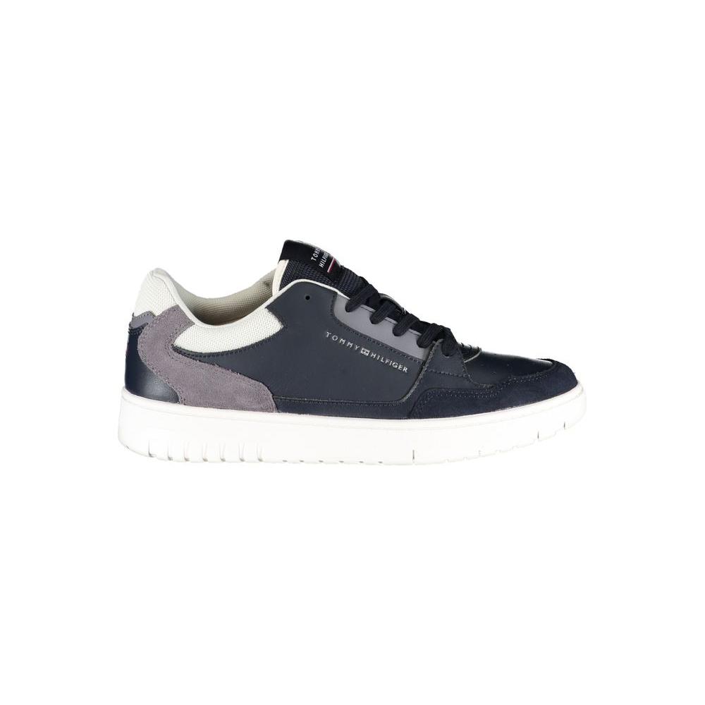 Tommy Hilfiger Blue Polyethylene Men Sneaker Tommy Hilfiger