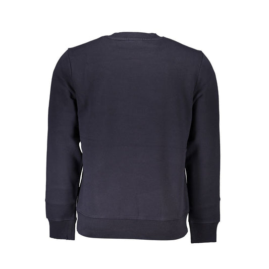 Napapijri Blue Cotton Men Sweater Napapijri