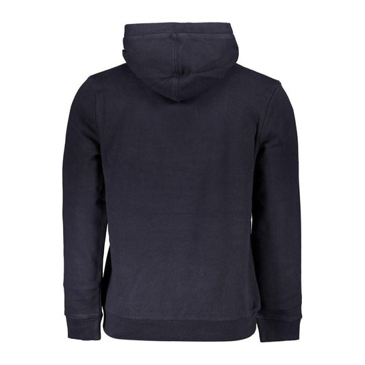 Napapijri Blue Cotton Men Sweater Napapijri