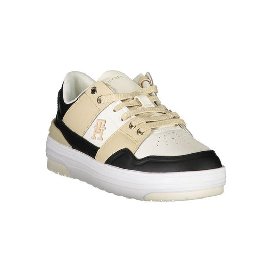 Tommy Hilfiger White Leather Women Sneaker Tommy Hilfiger