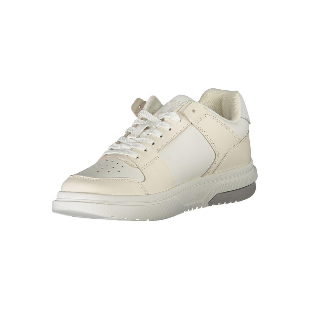 Tommy Hilfiger White Leather Womens Sneaker Tommy Hilfiger