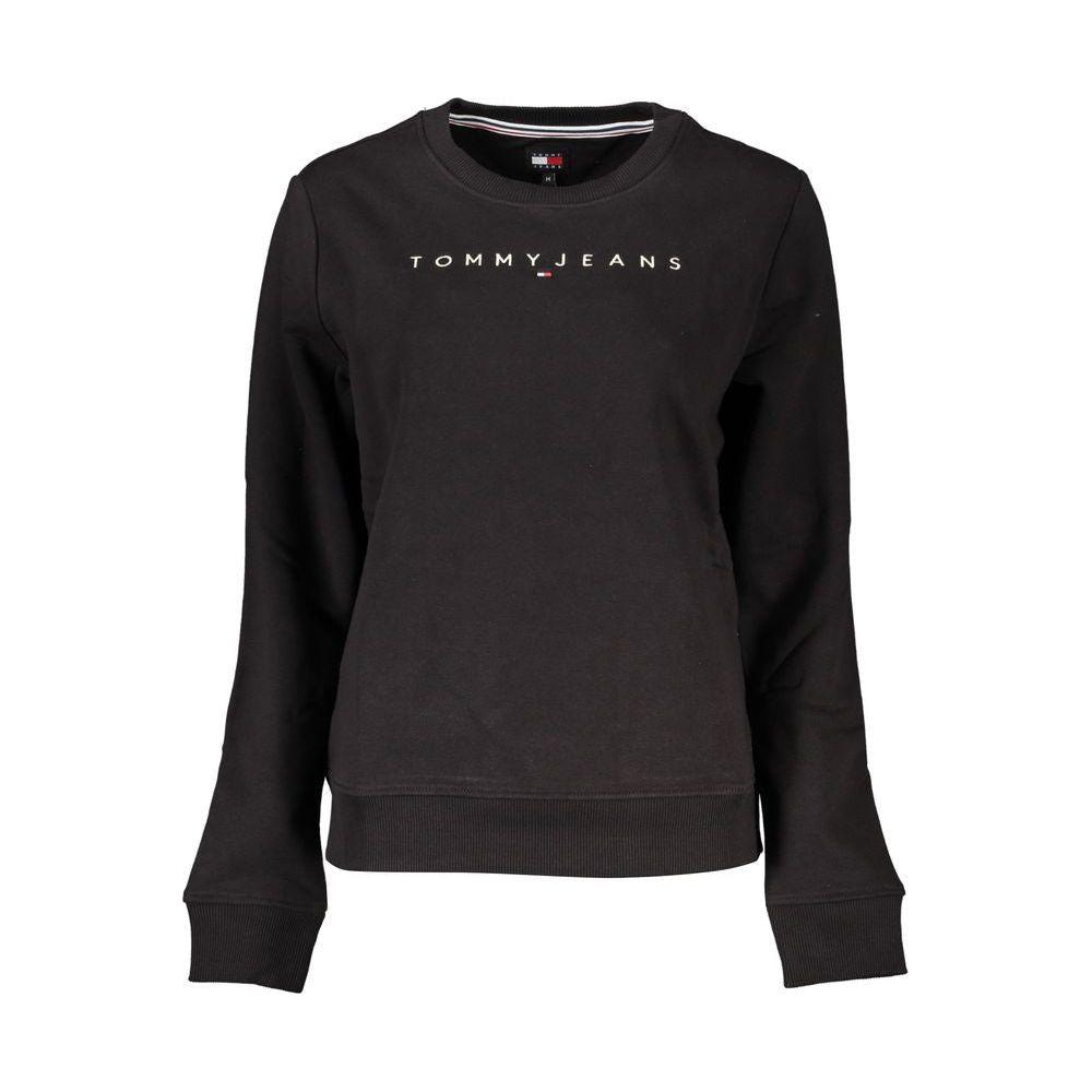 Tommy Hilfiger Black Cotton Women Sweater Tommy Hilfiger