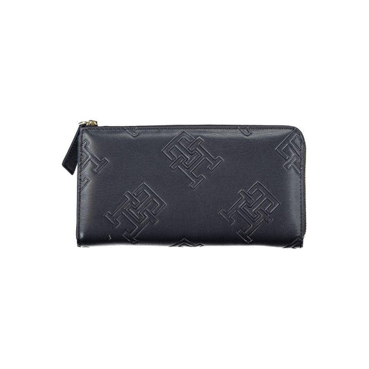 Tommy Hilfiger Elegant Blue Zip-Around Wallet Tommy Hilfiger